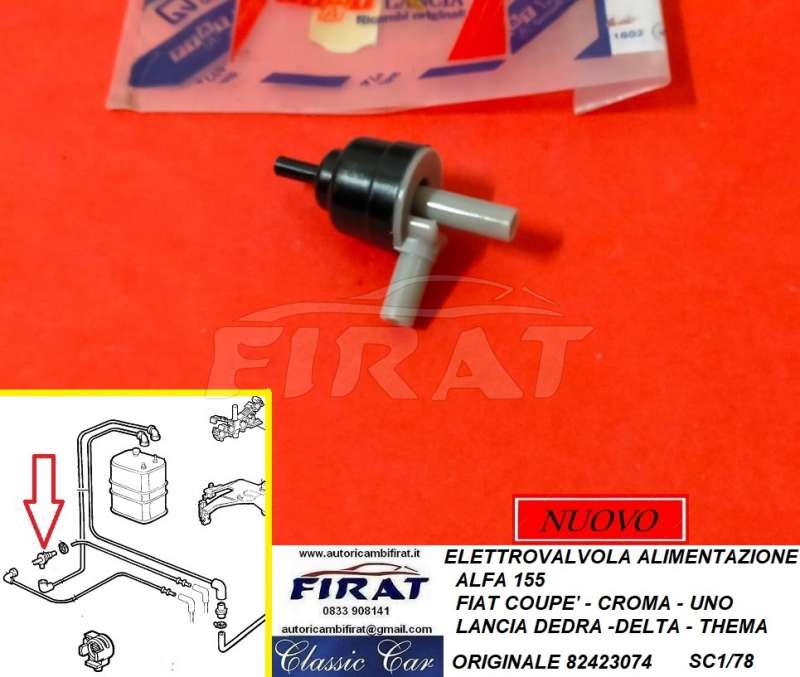 ELETTROVALVOLA ALIMENTAZIONE FIAT COUPE'-CROMA-THEMA (82423074)